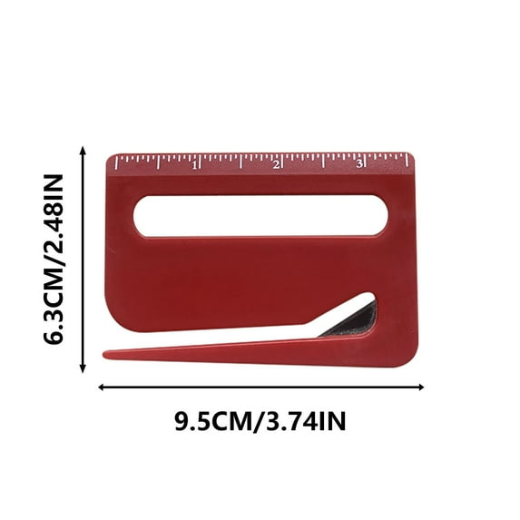 LanSuare Concealed Blade Envelope Opener Tool, Safe Mail Letter Slitter for Package Unboxing, Office Document Handling, Home Mailing Station