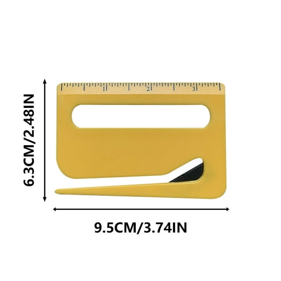 LanSuare Concealed Blade Envelope Opener Tool, Safe Mail Letter Slitter for Package Unboxing, Office Document Handling, Home Mailing Station