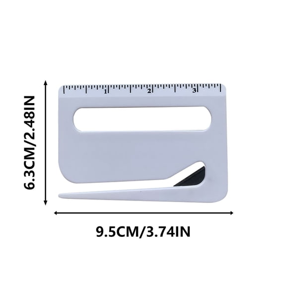 LanSuare Concealed Blade Envelope Opener Tool, Safe Mail Letter Slitter for Package Unboxing, Office Document Handling, Home Mailing Station
