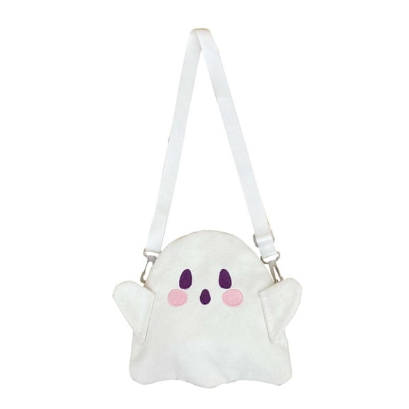LanSuare Cute Funny Ghost Shoulder Bag, Halloween Crossbody Bag, Women's Gift, Suitable for Parties, Costume Events, Festive Accessories