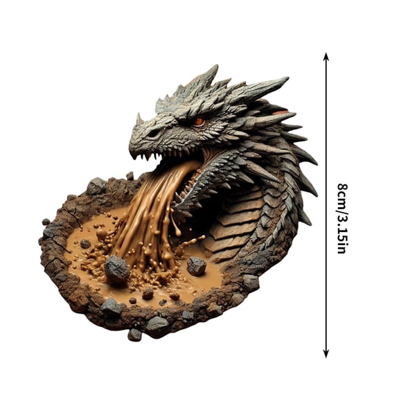 LanSuare Dragon Breathing Pendant Keychain, Chinese Dragon Keychain Pendant Hooks, Dragon Bead Key Ring for Car, Handbag, Backpack