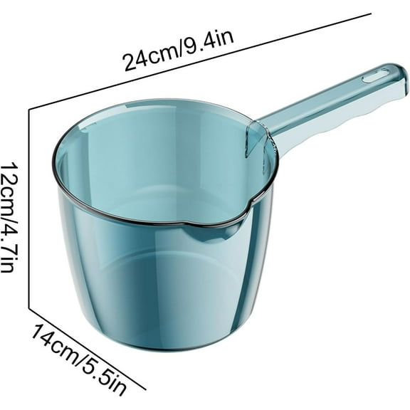 LanSuare Efficient Bath/Kitchen Water Dipper, Long Handle Jug for Children, Fruit Washing Cup, Multipurpose Scoop, Practical Utility Tool