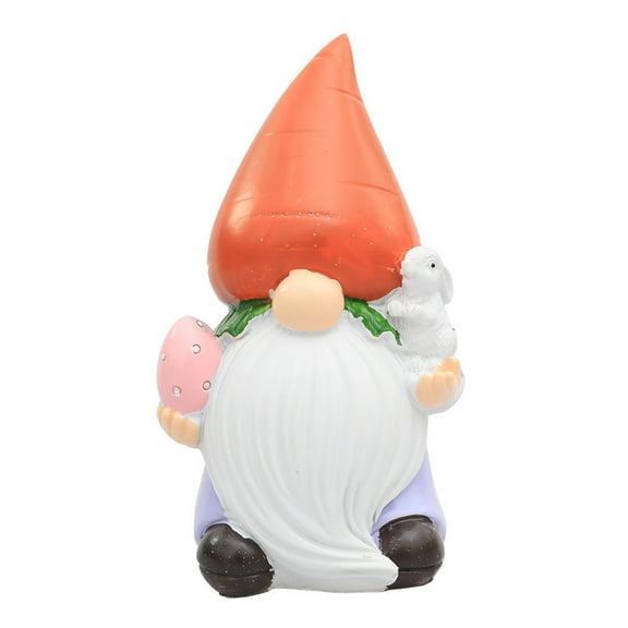 LanSuare Garden Gnome Ornament, Collectible Resin Figurine, Suitable for Gardening Decor, Miniature Landscape, Outdoor Display