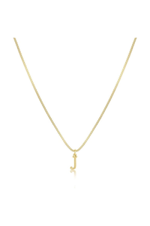 Gold Initial Necklaces for Women, Gold Plated Dainty Letter Necklace, Initial Pendant Name Necklace A-Z, Personalized Gift Trendy Jewelry