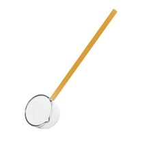 LanSuare Heat Glass Ladle, High Borosilicate Heat-Resistant Spoon, Direct Flame Proof Hot Oil Ladle, for Cooking, Frying, Kitchen