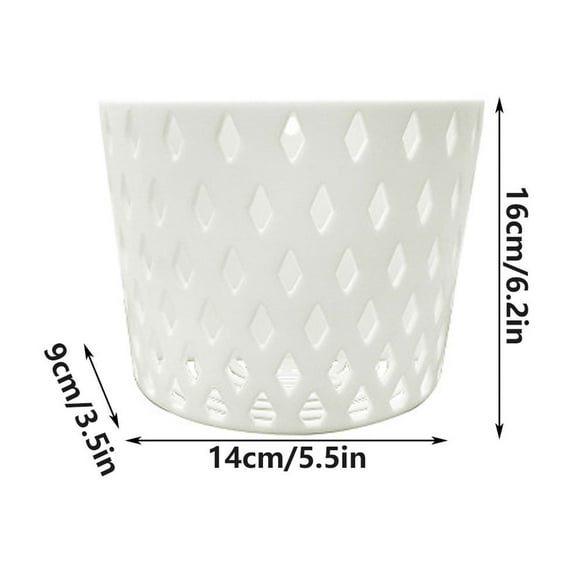 LanSuare Indoor Wall-Mounted Hanging Planter, Decorative Flower Pot for Living Room, Kitchen, Balcony, Boho Home Garden Decor