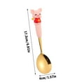 thumbnail image 1 of LanSuare Little Pig Design Stainless Spoon Fork, Novelty Party Utensils, Camping Picnic Gadgets, Halloween Gothic Dining Accessories, Dishwasher Safe, 1 of 4