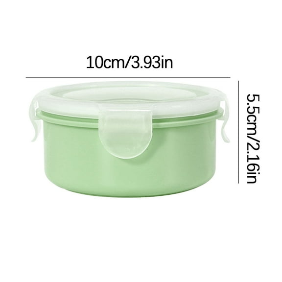 LanSuare Mini Sealed Lunch Box, Rectangular Fridge Organizer, Snack Container, Office/Bento, Crack-Resistant Plastic