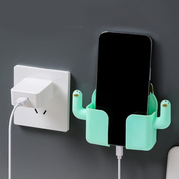 LanSuare Mobile Phone Storage Rack, Wall Mounted Organizer, for TV Remote, Aircondition Control, Bedside Charging, Suitable for Living Room, Bedroom