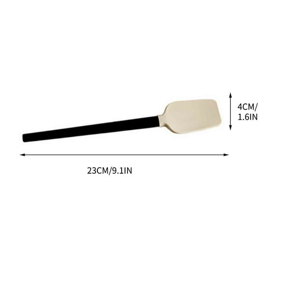 LanSuare Multifunctional Baking Scraper, Wooden Handle Dough Mixer, Kitchen Tool for Bread Pastry, Cream Scraper for Bowls, Essential for Baking Enthusiasts