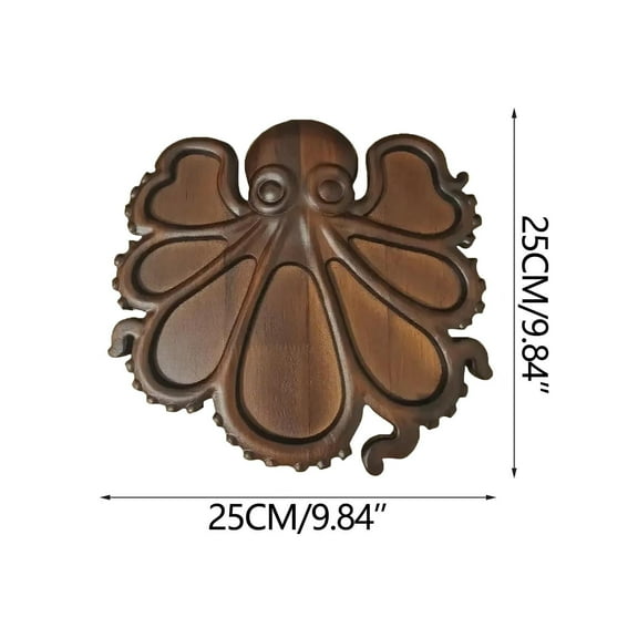 LanSuare Octopus-Shaped Serving Platter, Decorative Appetizer Display Board, for Cold Cuts Snacks, Suitable for Theme Parties and Home Entertainment