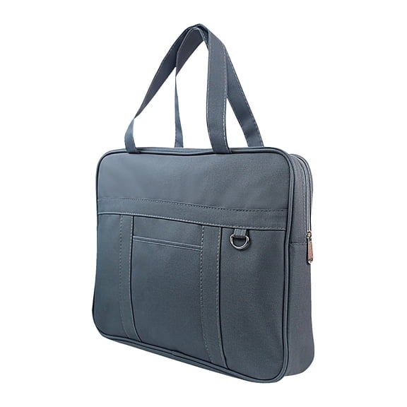LanSuare Professional File Tote Bag, Shoulder Strap Document Carrier - Business Meetings, Office Data Transport, Commuting Essentials