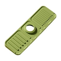 LanSuare Sink Drainage Pad, Washbasin Kitchen Faucet Proof Mat, Multifunctional Anti-Splash Drainage Table Cover, for Bathroom and Kitchen Counter Protection.