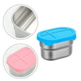 thumbnail image 1 of LanSuare Stainless Steel Dip Dish, Dual-Compartment Sauce Container with Lid, Microwave & Dishwasher Safe, Leakproof for Condiments/Fruits, Camping & Home Kitchen Use, 1 of 5