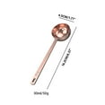 thumbnail image 1 of LanSuare Stainless Steel Graduated Measuring Spoon, 15ml/30ml Dual-Use, Long Handle for Coffee, Seasonings, Liquid Kitchen Measurements, Dishwasher Safe, 1 of 5