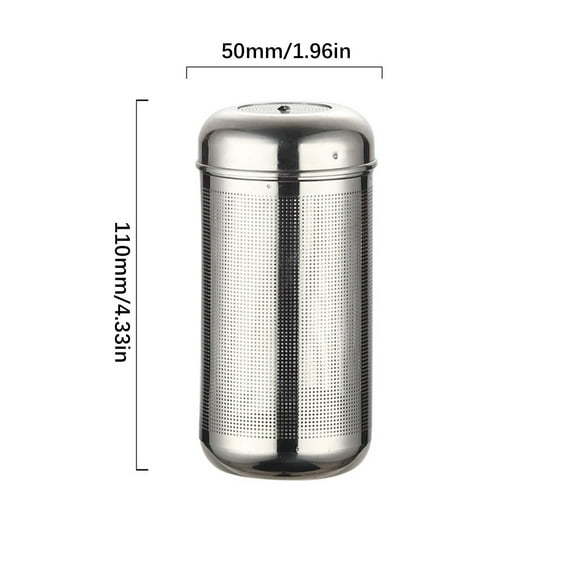 LanSuare Stainless Steel Tea Infuser, Vacuum Insulated Filter, Summer Iced Brew Cup, Loose Leaf Accessory, Dishwasher Safe