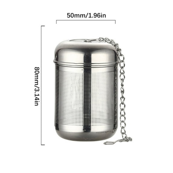 LanSuare Stainless Steel Tea Infuser, Vacuum Insulated Filter, Summer Iced Brew Cup, Loose Leaf Accessory, Dishwasher Safe