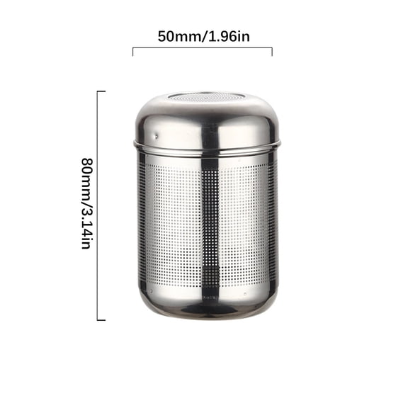 LanSuare Stainless Steel Tea Infuser, Vacuum Insulated Filter, Summer Iced Brew Cup, Loose Leaf Accessory, Dishwasher Safe