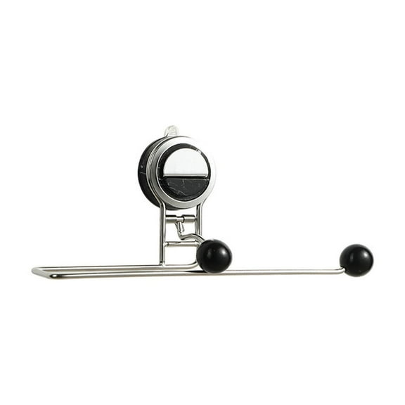 LanSuare Suction Cup Paper Towel Holder, Wall Mounted Detachable Organizer, Suitable for Bathroom Towels, Tissue Paper, Kitchen Roll Management