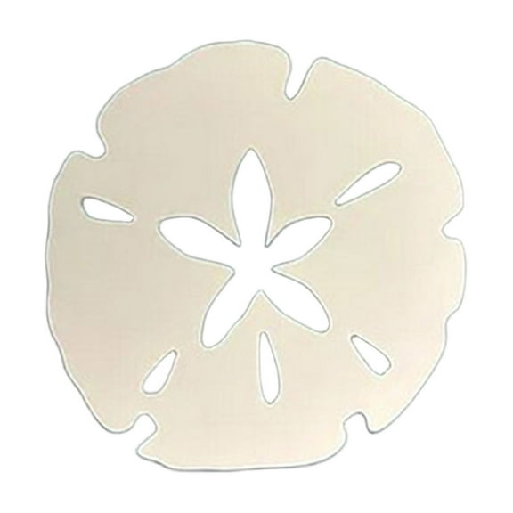 LanSuare Summer Coastal Sand Dollar Wall Decor, Beach Art Decor 13.78" Wood Ocean Sand Dollar, Wooden Coastal Wall Art Hanging Signs for Home, Bathroom, Bedroom