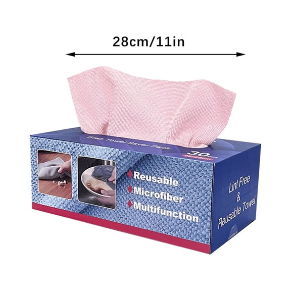 LanSuare Ultra Absorbent Microfiber Cleaning Cloths, Washout Reusable Pads for Kitchen Surfaces, Car Detailing, Glass Polishing, Multi-Pack