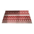 thumbnail image 1 of LanSuare Xmas Tree Snowflake Print Christmas Tablecloth, 24x47Inch Disposable Plastic Rectangle Waterproof Red Table Cover, for Dining Table, Christmas Party Decoration Supplies,, 1 of 7