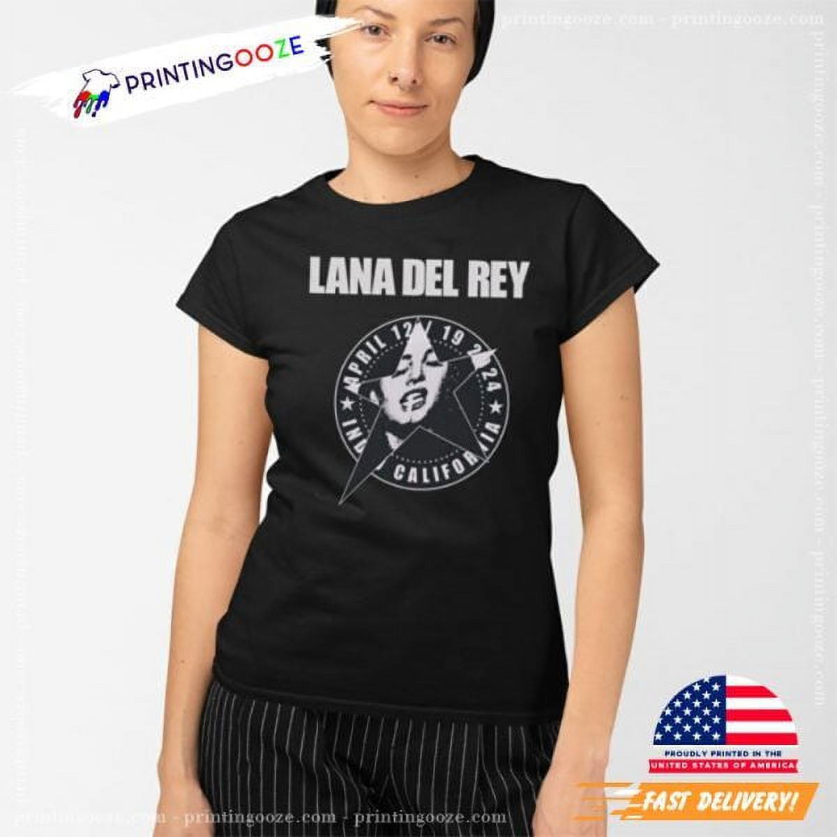 Lana Del Rey 2024 California Concert T Shirt