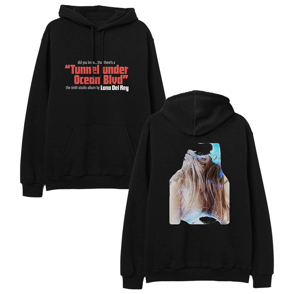 Lana Del Rey Merch Hoodies Winter MenWomen Hooded Sweatshirt Cosplay Tunnel Under Ocean Blvd LongSleeve