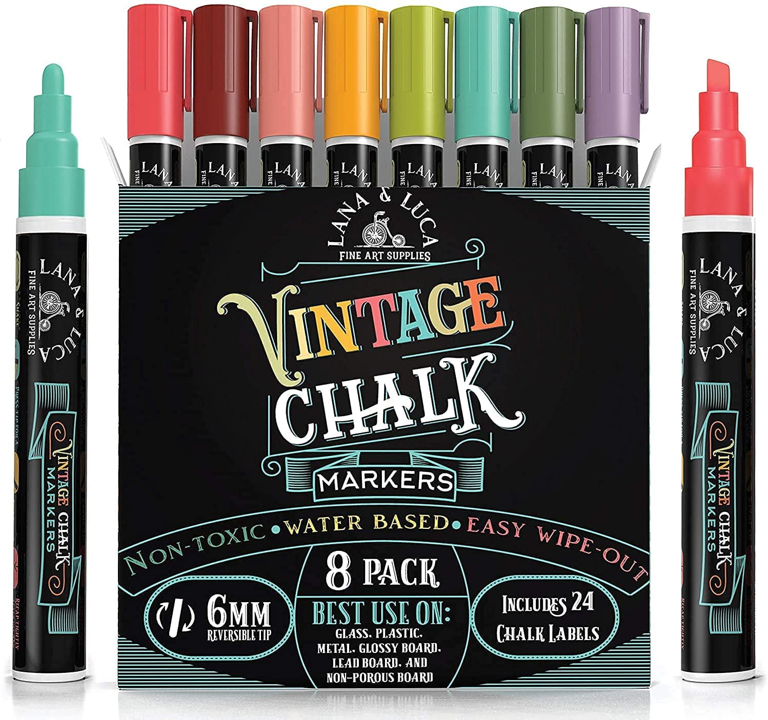 6 Pack Chalk Markers – Chalk Me Up®