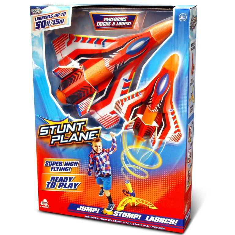 Lanard: Slam Shot: Stunt Plane - Super High-Flying Plane Toy