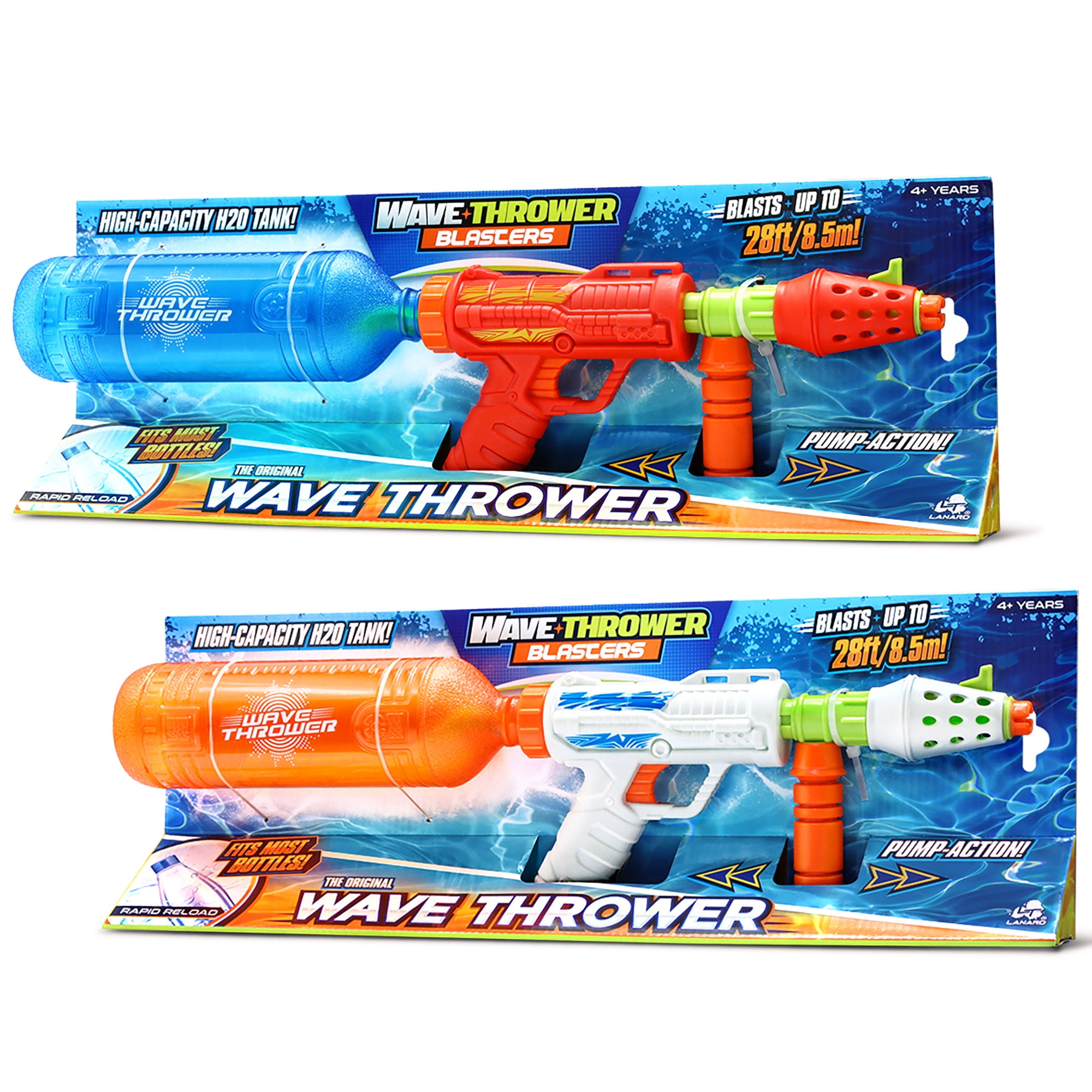 Lanard: Water Blasters - Wave Thrower Twin Pack - 2 Pump Action