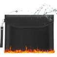 thumbnail image 1 of Lanbin A4 Size Fire Proof File Organizer, Black, 1 of 9