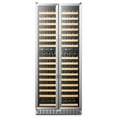 thumbnail image 1 of Lanbo 32 inch 255 Bottle Dual Zone Compressor Freestanding Wine Refrigerator, 1 of 17