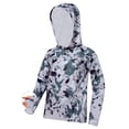 thumbnail image 1 of Lanbubble Boys Rash Guard Shirts Long Sleeve Quick Dry Beach Swim Hooded with Thumb Hole 7-14Years, 1 of 8