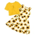 thumbnail image 1 of Lanbubble Girls Dresses Sleeveless Summer Dress with Cardigan for Kids Casual, 9-10 Years, 1 of 6