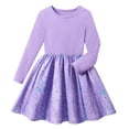 thumbnail image 1 of Lanbubble Toddler Girls Long Sleeve Dress A-Line Casual Play Dresses Size 4-5T, 1 of 5