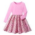 thumbnail image 1 of Lanbubble Toddler Girls Long Sleeve Dress A-Line Casual Play Dresses Size 2-3T, 1 of 5