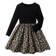 thumbnail image 1 of Lanbubble Toddler Girls Long Sleeve Dress A-Line Casual Play Dresses Size 2-3T, 1 of 7