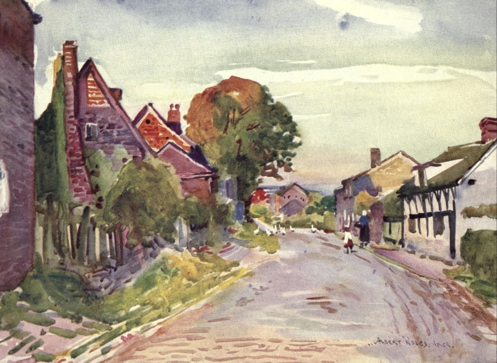 Lancashire 1921 Mawdesley Canvas Art - Albert Woods (18 x 24)