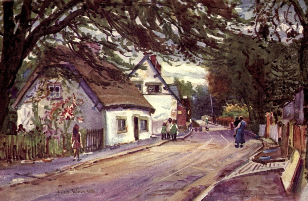 Lancashire 1921 St Michaels on Wyre Canvas Art - Albert Woods (18 x 24)