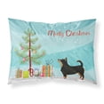thumbnail image 1 of Lancashire Terrier Christmas Tree Fabric Standard Pillowcase, 1 of 4
