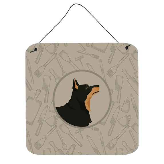 Lancashire Terrier In the Kitchen Wall or Door Hanging Prints