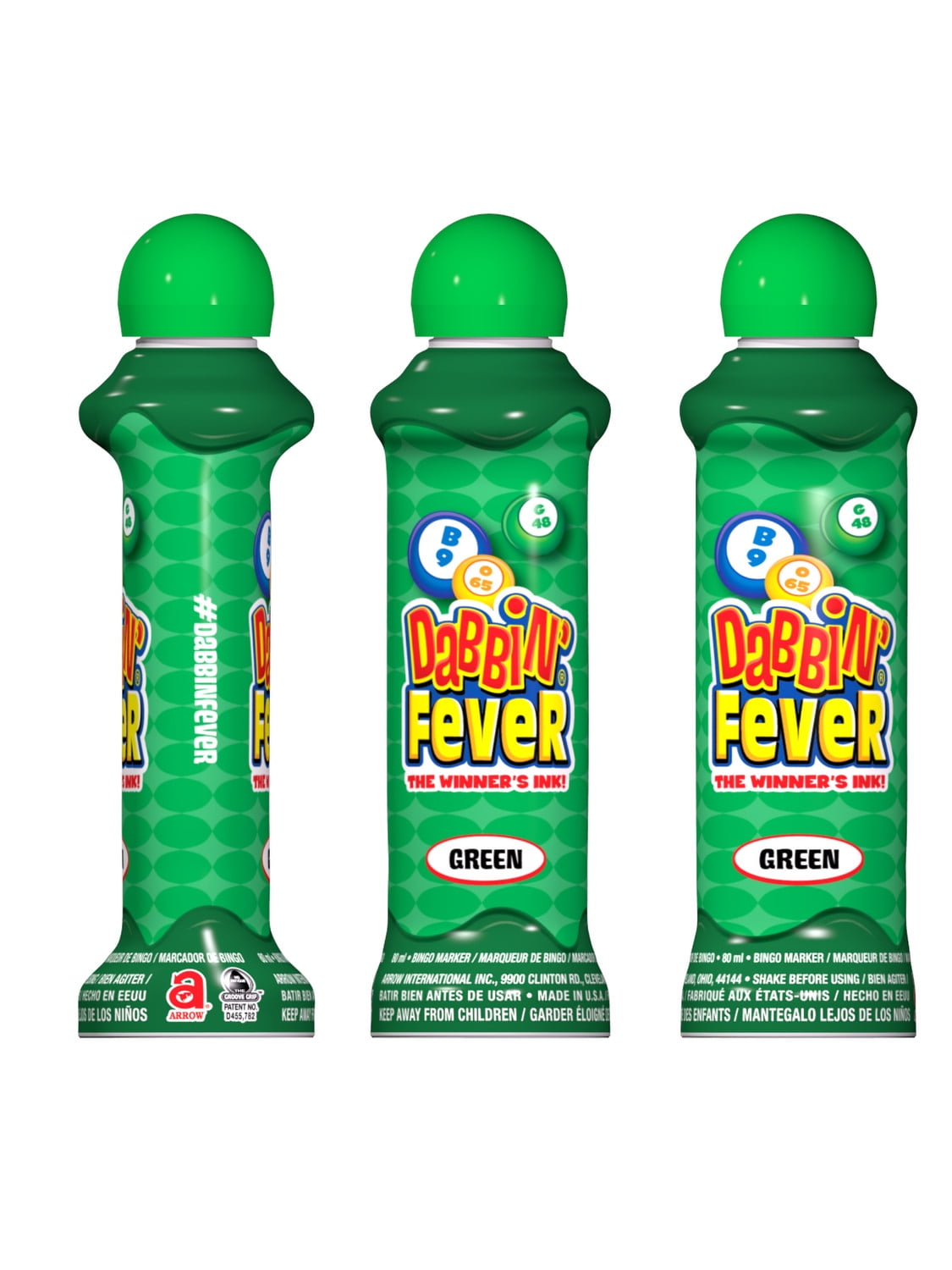 Lancaster Bingo Company Dabbin' Fever Daubers, 10 Colors, 3 Count