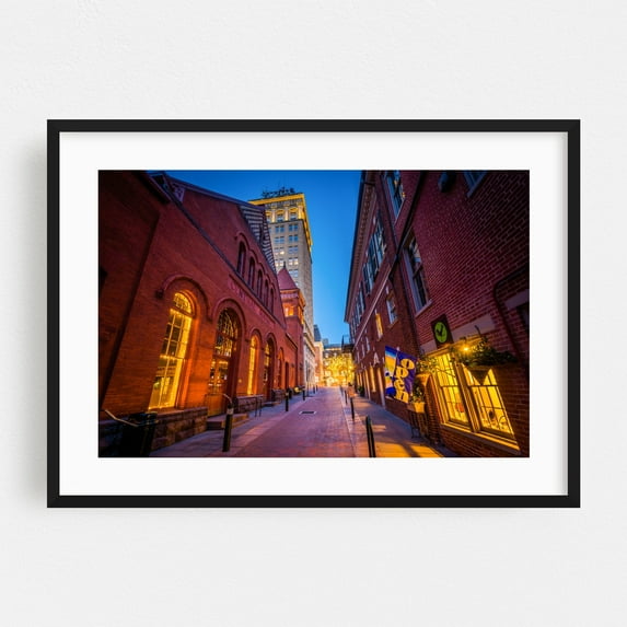 Lancaster Central Market - Lancaster Pennsylvania Photography Black Framed Wall Art Print 12 x 18 inches