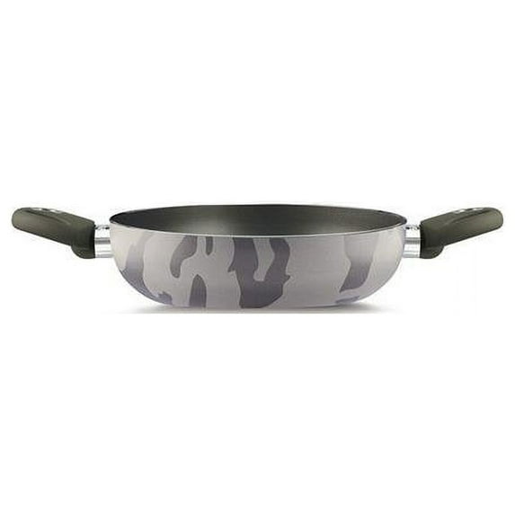 Lancaster Commercial Products Camouflage Round Skillet 11 in. With 2 Handles