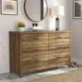 Lancaster Farmhouse 6Drawer Dresser, Knotty Oak, by Hillsdale Living