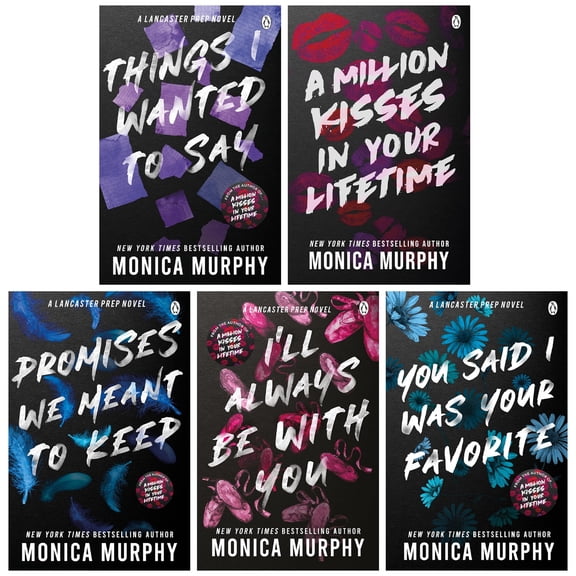 Lancaster Prep Series by Monica Murphy 5 Books Collection Set - Fiction - Paperback