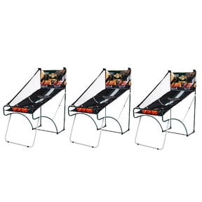 Lancaster Sports EZ-Fold 2 Player Arcade Basketball Hoop Shot Game (3 Pack)
