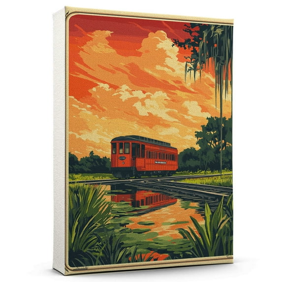 Lancaster Travel Canvas, Louisiana Canvas Print,Lancaster Canvas Wall Art,Louisiana Travel Wall Art, Travel Print, Travel Gift -103AZ737