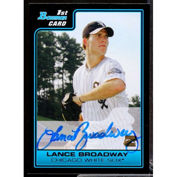 Lance Broadway Card 2006 Bowman Prospects Autograph #B112